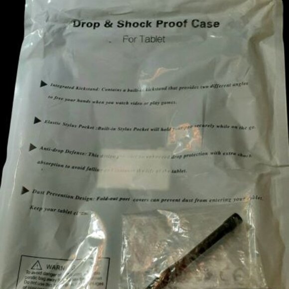 New!! Batyue Brand iPad Mini3 Red Hard Case (E1) with Stylus for iPad Tablet - Picture 4 of 4